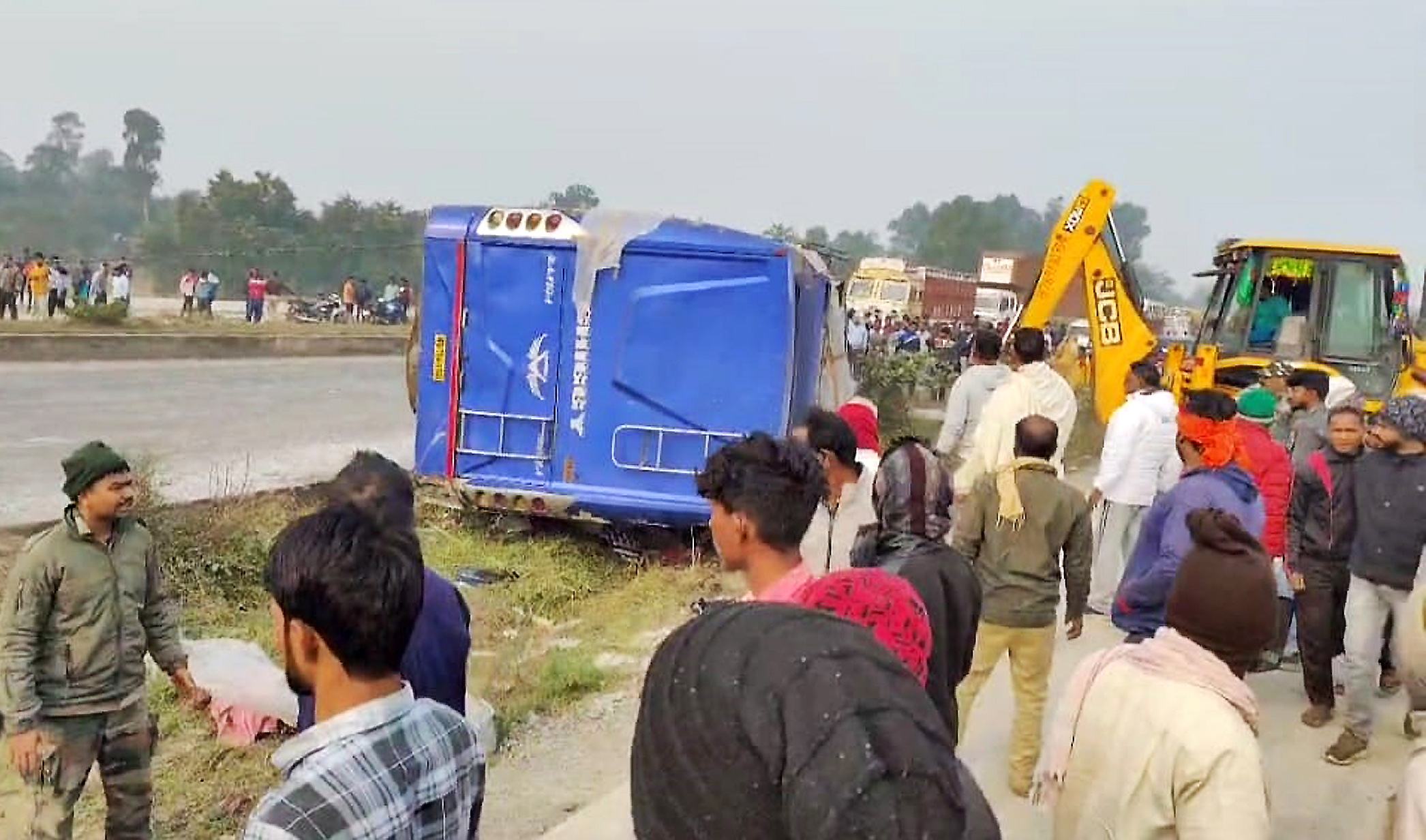 Bus accident in Jharkhand's Hazaribagh